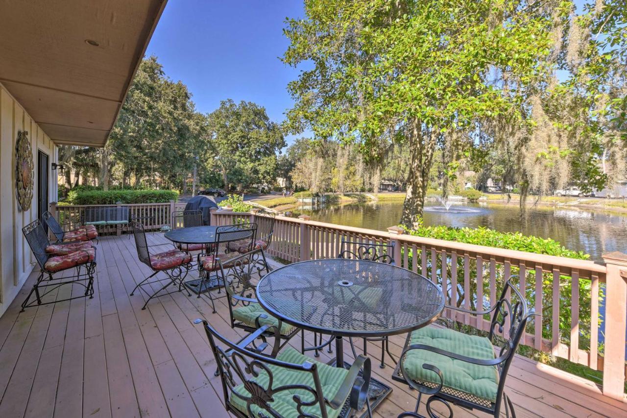 Palmetto Dunes Villa With Deck And Lagoon Views! Hilton Head Island Exterior photo