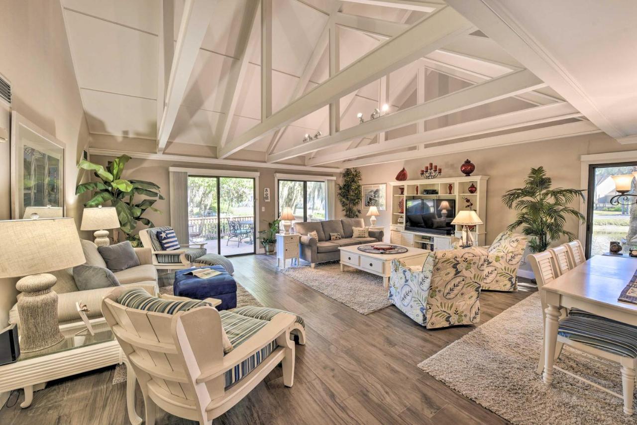 Palmetto Dunes Villa With Deck And Lagoon Views! Hilton Head Island Exterior photo