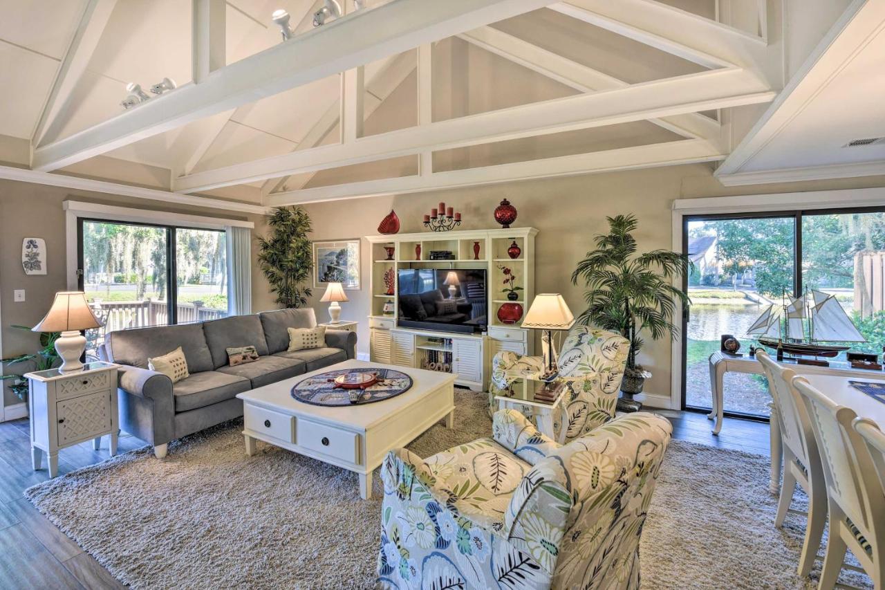 Palmetto Dunes Villa With Deck And Lagoon Views! Hilton Head Island Exterior photo